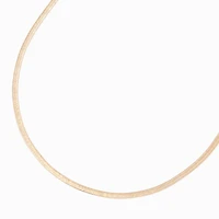 Gold-tone Snake Chain Necklace
