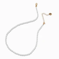 White Pearl Choker Necklace