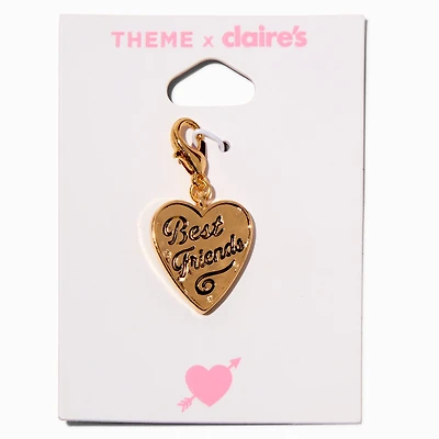T H E M E x Claire's Gold-tone Best Friends Heart Charm
