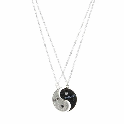 Best Friends Yin Yang Pendant Necklaces - 2 Pack