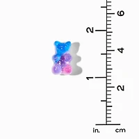 Blue Ombré Glow In The Dark Gummy Bears® Stud Earrings
