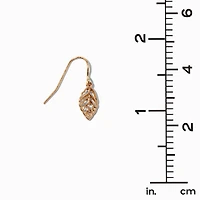 Gold-tone Leaf & Flower Earrings Set - 6 Pack