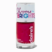 Chrome Brights Single Nail Polish - Hot Pink