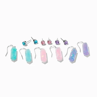 Glow the Dark Mystical Gem Earrings Set - 6 Pack