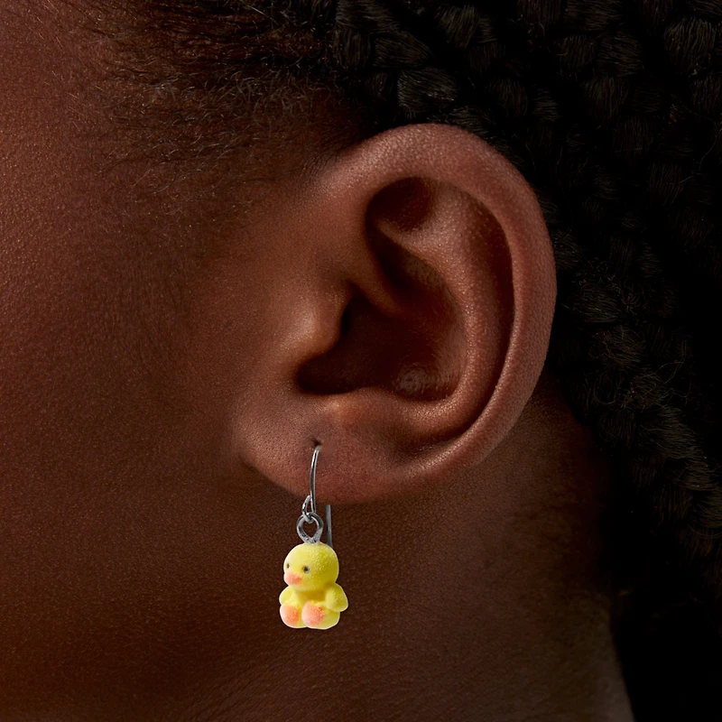 Fuzzy Animal 0.5" Drop Earrings - 6 Pack
