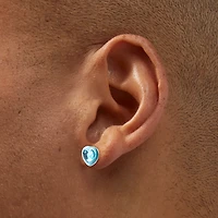 Pastel Gem Heart Stud Earrings - 3 Pack