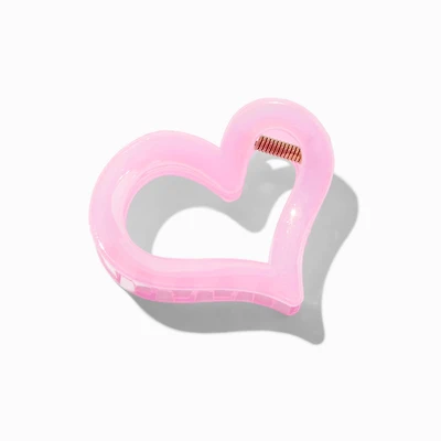Pink Heart Hair Claw