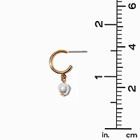 Gold-tone Mixed Textured Hoop & Stud Earrings - 9 Pack