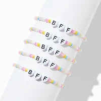 Best Friends Microbeads ''BFF'' Stretch Bracelets - 5 Pack