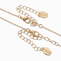 Mama & Mini Crystal Heart Pendant Necklaces - 2 Pack