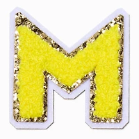 Yellow M Initial Stick-On Patch