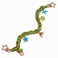 Green Chainlink Bag Charm
