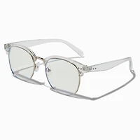 Solar Blue Light Reducing Clear Browline Clear Lens Frames