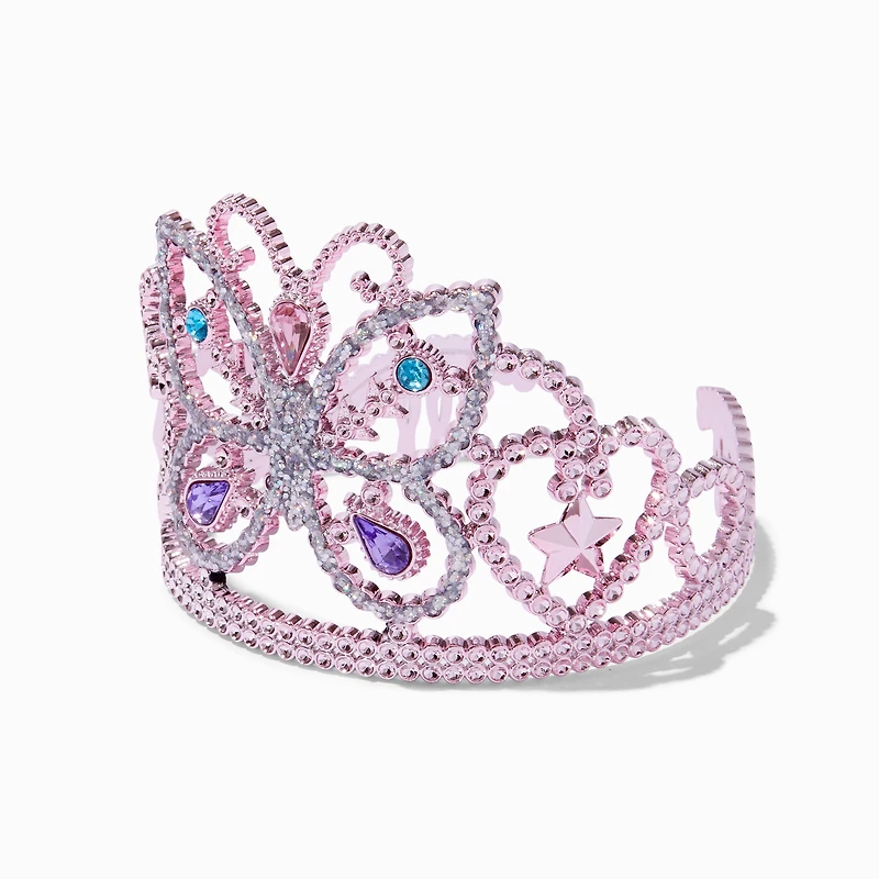 Claire's Club Pink Butterfly Tiara