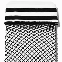 Black Fishnet Over the Knee Socks