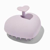 Purple Heart Silicone Shampoo Hair Brush