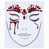 Red Devil Halloween Eye Gems