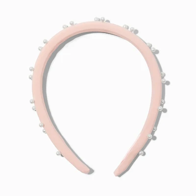 Pink Pearl Embellished Headband