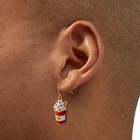 Pumpkin Spice Latte Drop Earrings