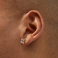 C LUXE by Claire's 18kt Gold Plated Cubic Zirconia Cluster Stud Earrings