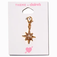 T H E M E x Claire's Gold-tone Pavé Starburst Charm