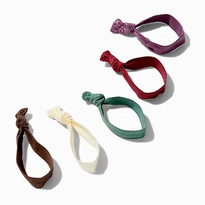Fall Tonal Knot Hair Ties - 5 Pack