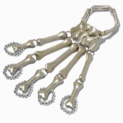 Glow in the Dark Skeleton Hand Bracelet & Ring