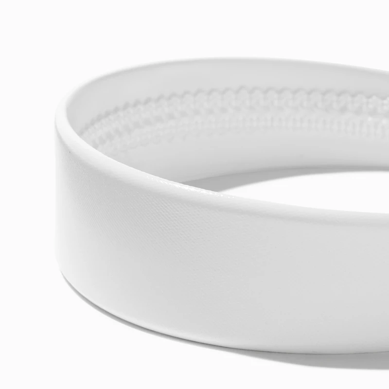 White Wide Headband