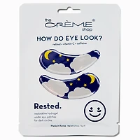 The Crème Shop® How Do I Look? Rested. Restorative Hydrogel Under Eye Patches - 2 Pack