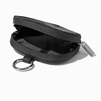 Black Cheetah Nylon Card Case
