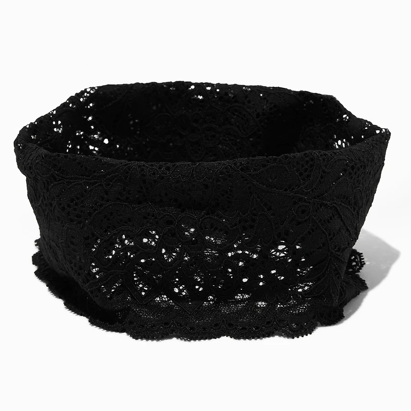 Black Lace Headwrap