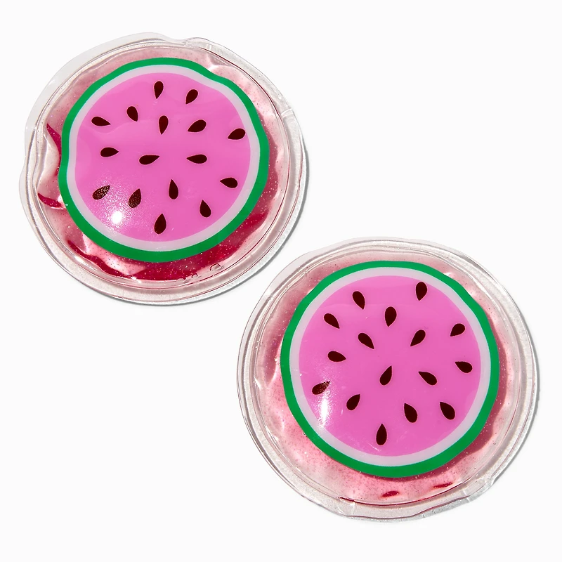 Cool Watermelon Cooling Gel Eye Patches - 2 Pack