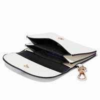 Black Heart White Card Case