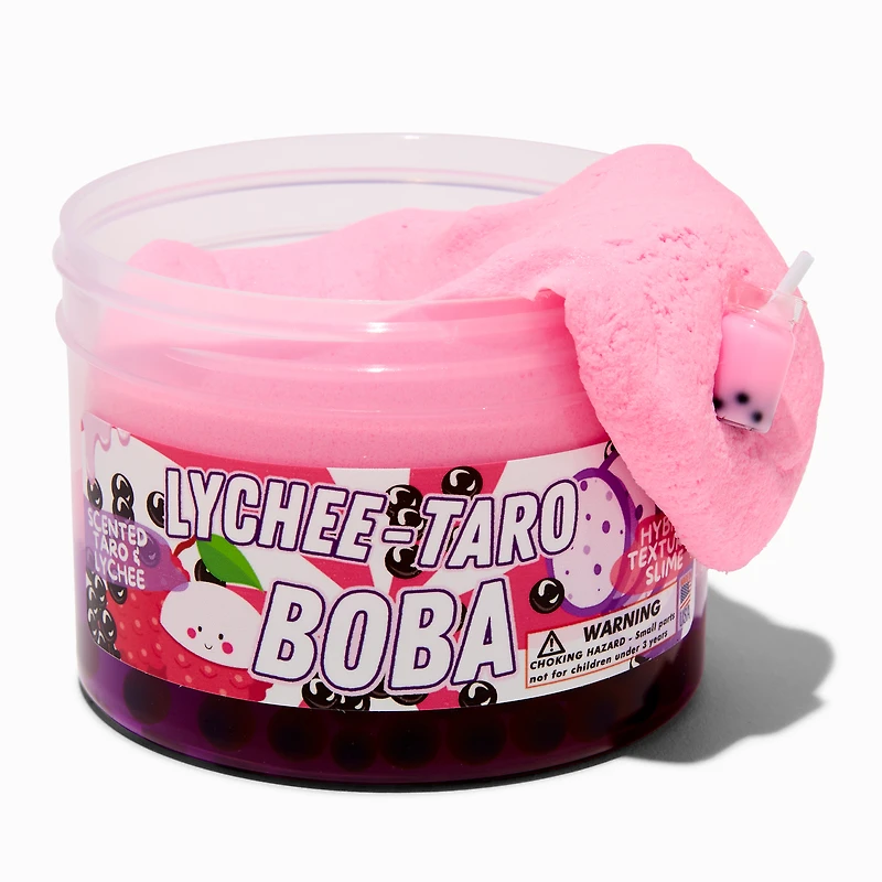 Dope Slime Scented Lychee-Taro Boba Hybrid Textured Slime