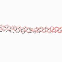 Heart Locket Pendant Glow-in-the-Dark Tattoo Choker Necklace