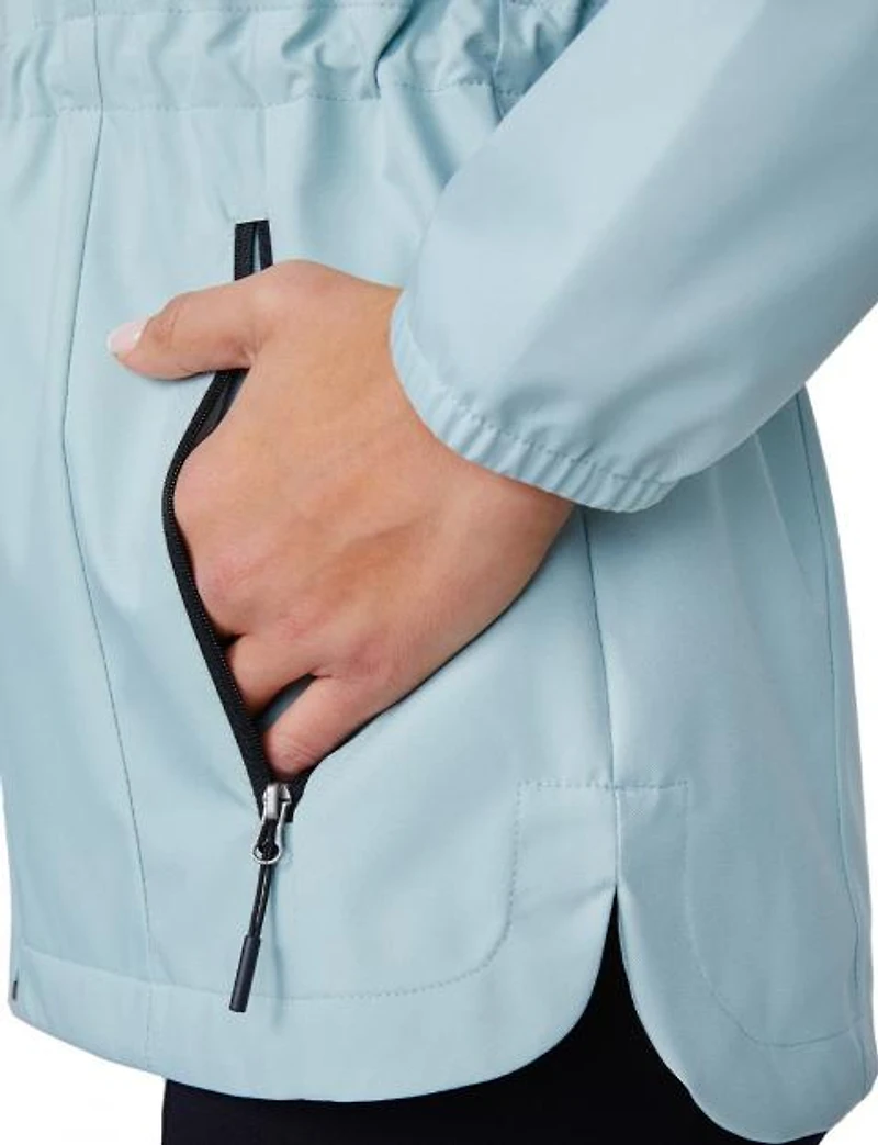 Softshell Slim Fit Adjustable Drawstring Waist Active Jacket by Free Country