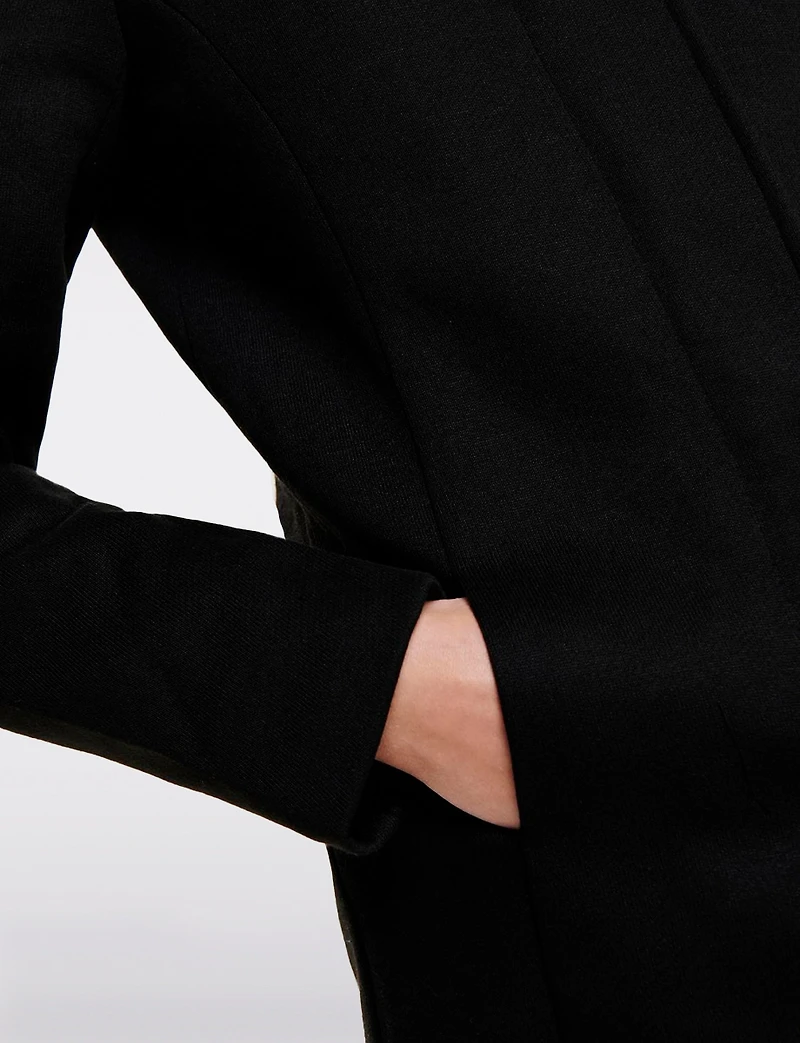 Straight Fit Hooded Zip-Front Jacket- Recycled Lightweight Design by Only