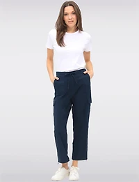 Lightweight Tummy Control RapiDry Tech Cargo Pants Adjustable Cuff by Point Zero