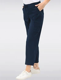 Lightweight Tummy Control RapiDry Tech Cargo Pants Adjustable Cuff by Point Zero