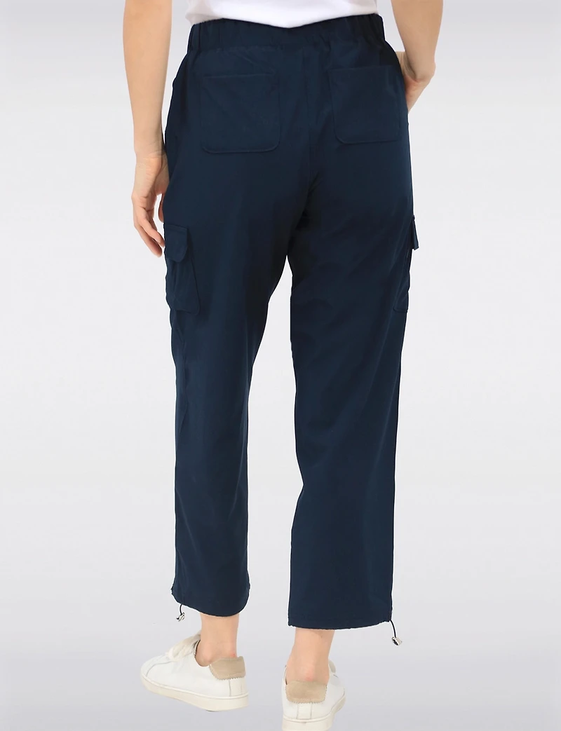 Lightweight Tummy Control RapiDry Tech Cargo Pants Adjustable Cuff by Point Zero