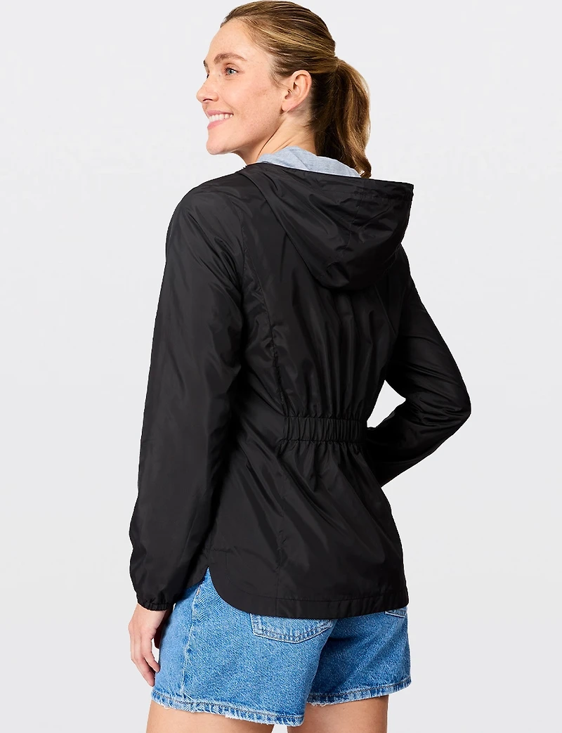 Eco-Friendly Hooded Raincoat -Lightweight Water & Wind-Resistant by Free Country