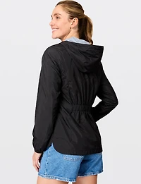 Eco-Friendly Hooded Raincoat -Lightweight Water & Wind-Resistant by Free Country