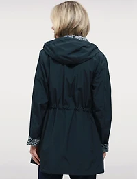 Lightweight Reversible ActivTech® Windbreaker Parka Jacket with Hood by Saki