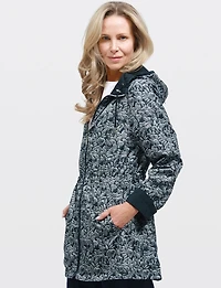 Lightweight Reversible ActivTech® Windbreaker Parka Jacket with Hood by Saki