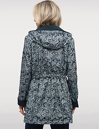 Lightweight Reversible ActivTech® Windbreaker Parka Jacket with Hood by Saki