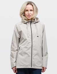 Reversible Lightweight ActivTech® Windbreaker Jacket with Hood by Saki