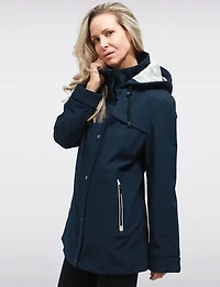 Vegan Breathe-Tech® Softshell Versatile Jacket with Detachable Hood by Saki