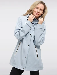 Vegan Breathe-Tech® Softshell Versatile Jacket with Detachable Hood by Saki