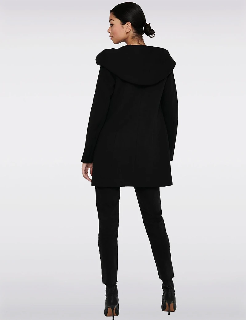 Straight Fit Hooded Zip-Front Jacket- Recycled Lightweight Design by Only