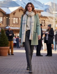 Straight Cut Open Front Versatile Notch Collar & Pockets Coatigan Blazer by Only